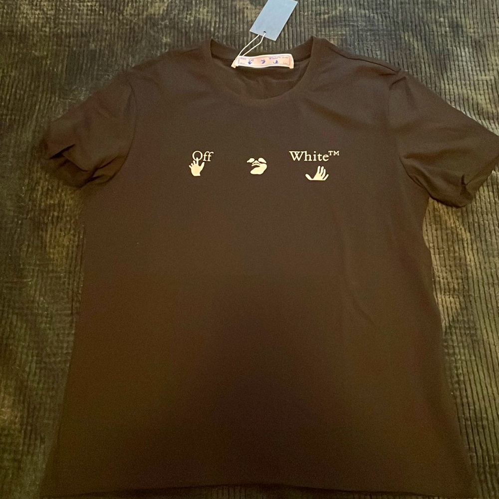 Off-white black tee-shirt
